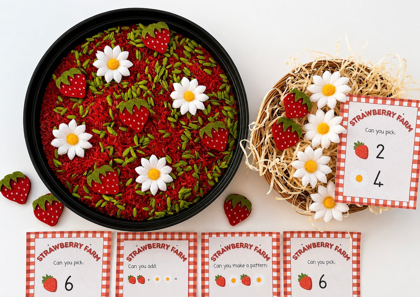 Strawberry Farm Sensory Pour & Play